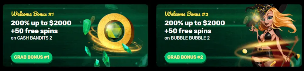 Paquetes de bonificación de bienvenida multi-partes de OZwin para nuevos jugadores en tragaperras seleccionadas